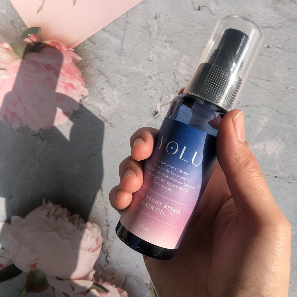 カームナイトリペアヘアオイル/YOLU/ヘアオイルを使ったクチコミ（2枚目）