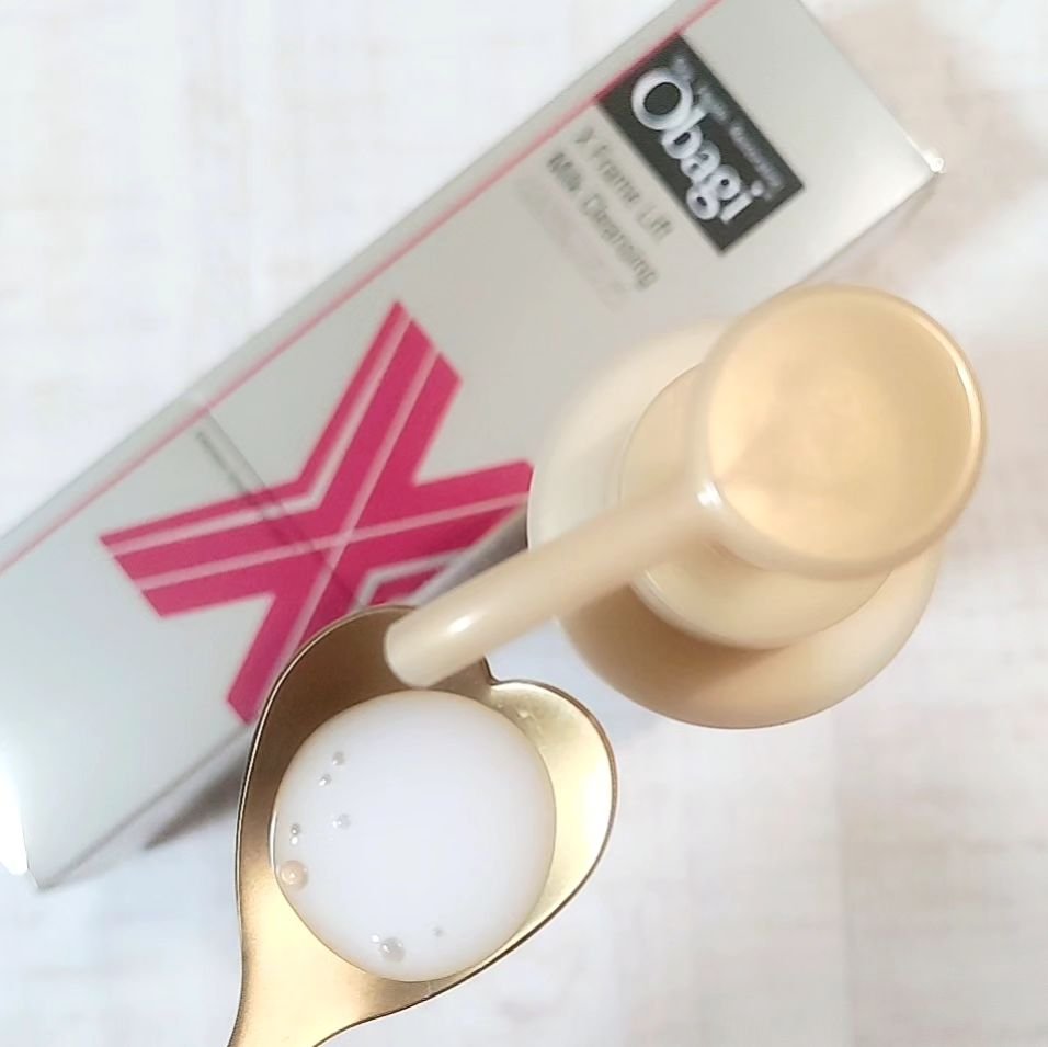 オバジX フレームリフトミルククレンジング/オバジ/ミルククレンジングを使ったクチコミ（2枚目）