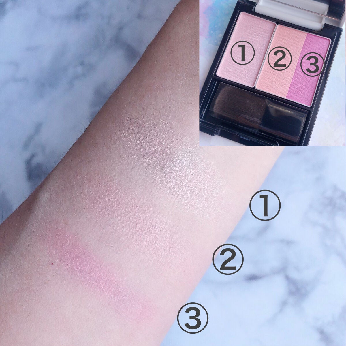 スキンフィットチーク/リサージ/パウダーチークを使ったクチコミ(5枚目)