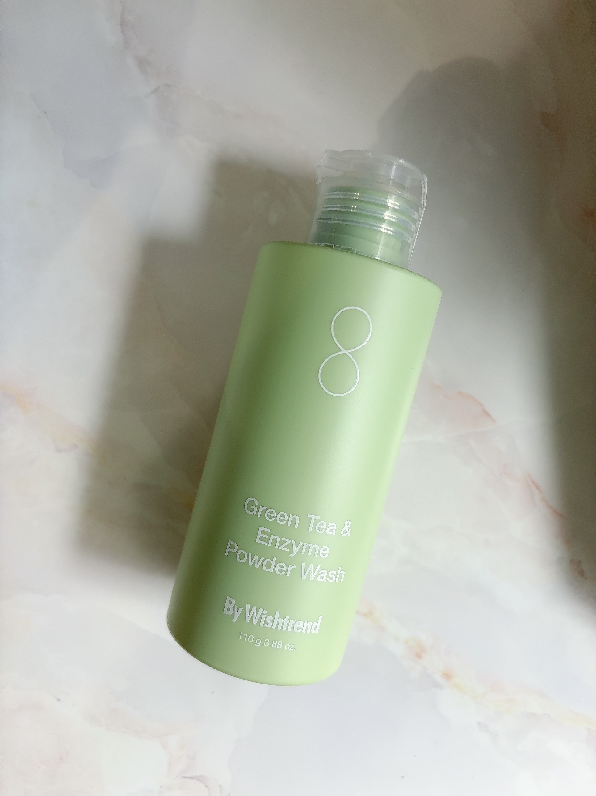 グリーンティー&エンザイムパウダーウォッシュ/By Wishtrend/洗顔パウダーを使ったクチコミ（2枚目）