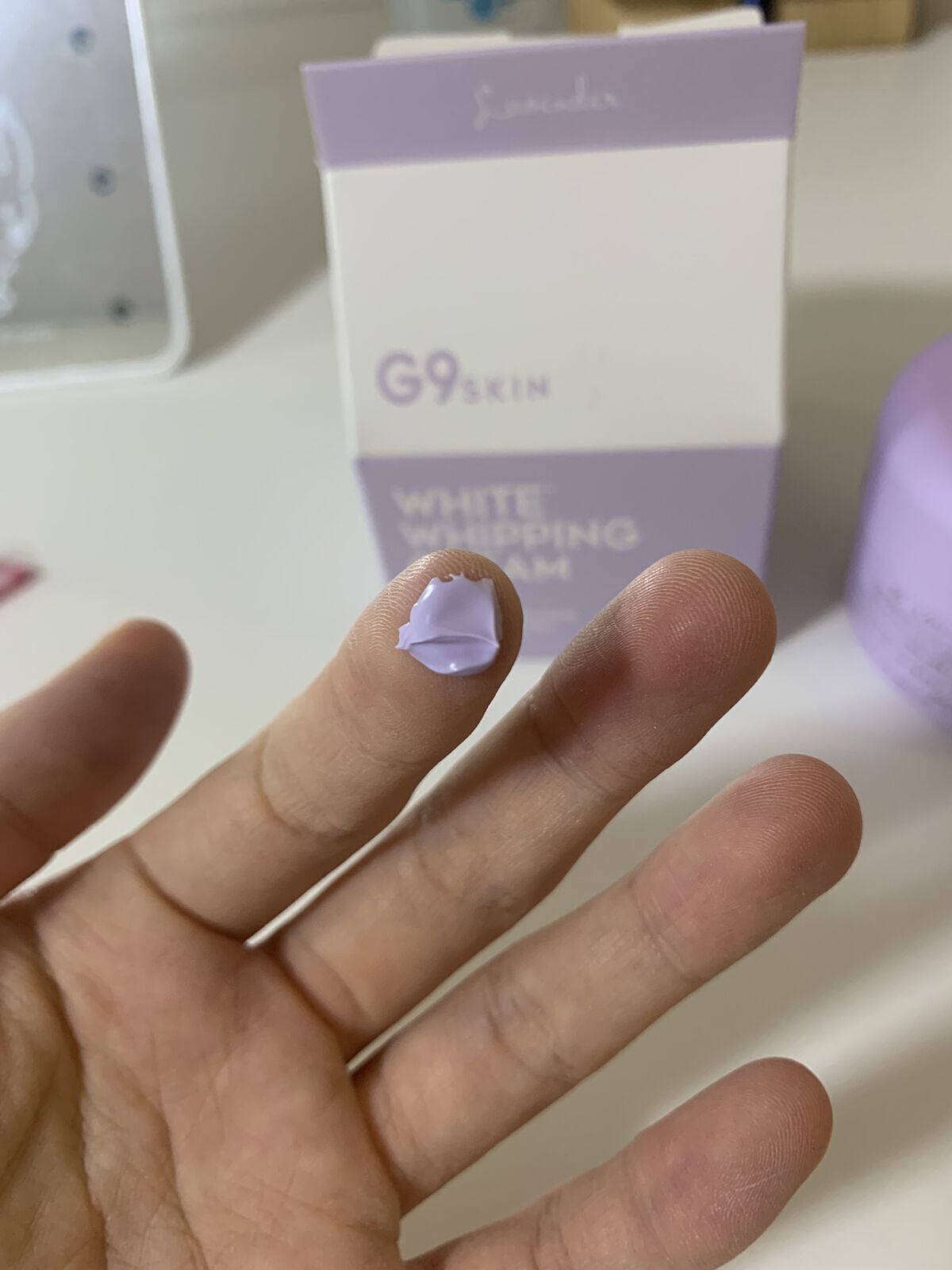 レッツスキン ホワイト ミルククリーム/SHINBEE JAPAN /フェイスクリームを使ったクチコミ（3枚目）