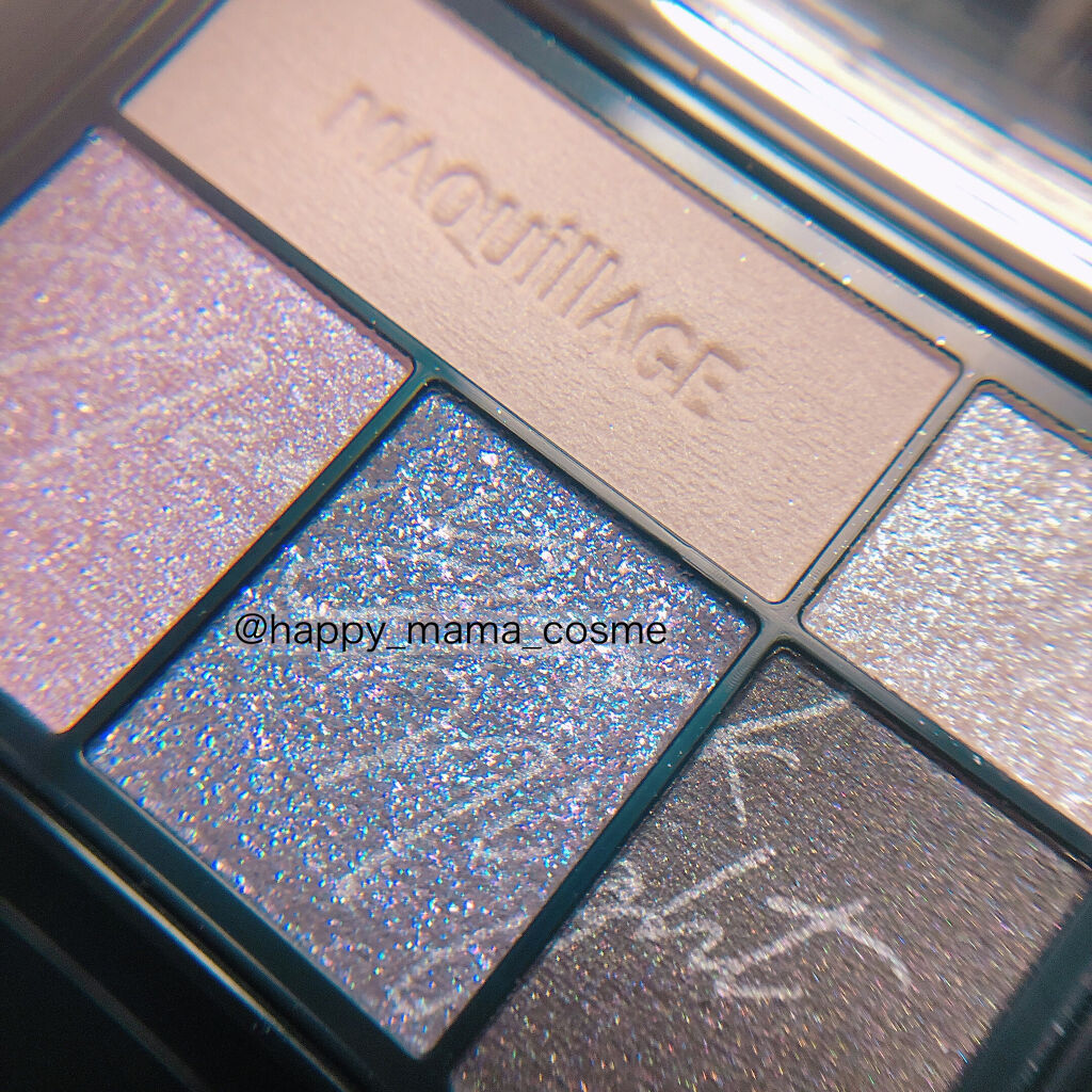 ドラマティックスタイリングアイズ オーロライルミネーションカラー GY801 ニューヨークナイト(限定)/マキアージュ/アイシャドウパレットを使ったクチコミ（3枚目）