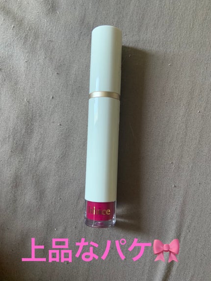 ムードインハンサーウォーターリキッドグロウ/hince/口紅を使ったクチコミ(1枚目)