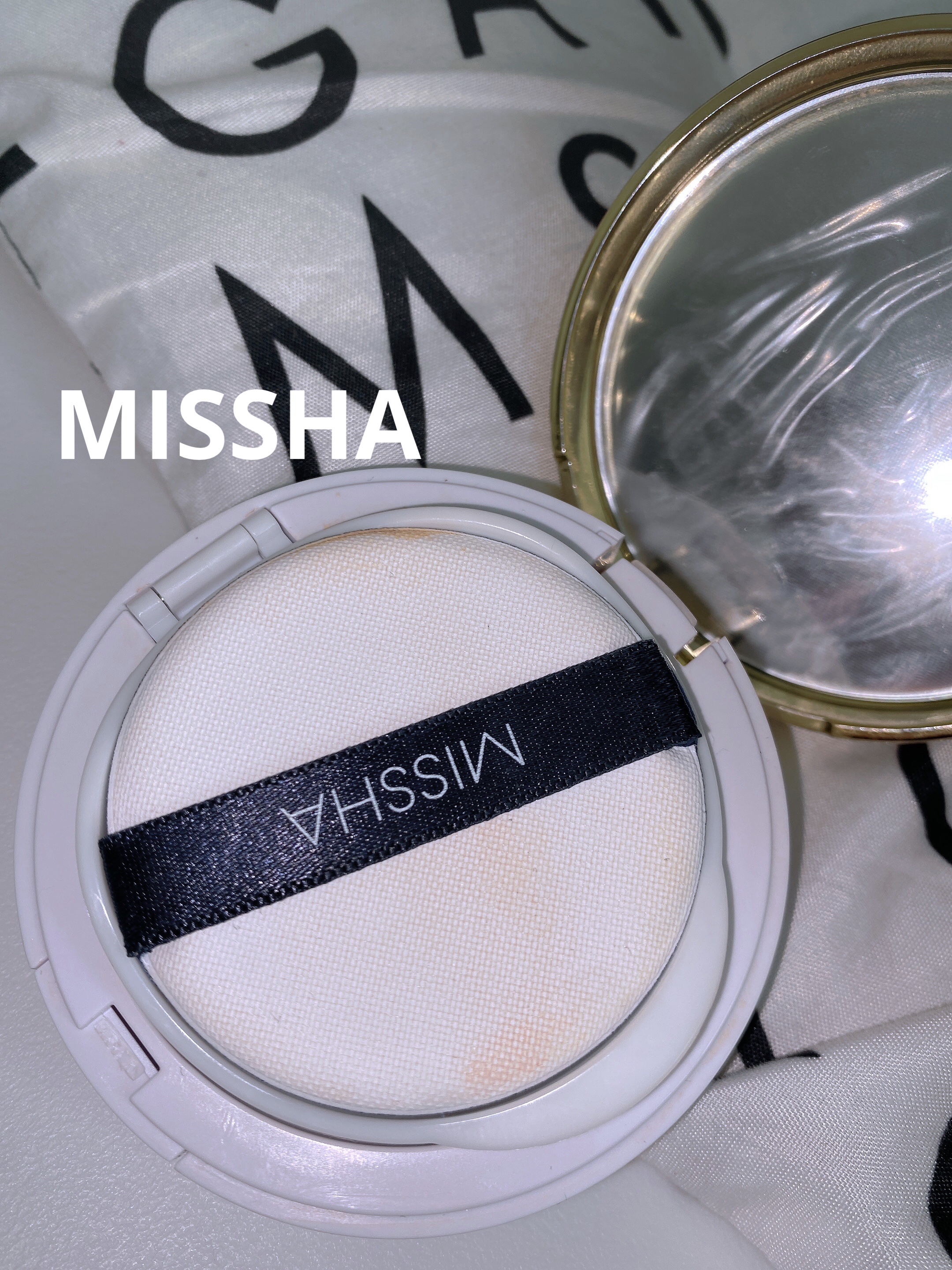 M クッション ファンデーション(モイスチャー)/MISSHA/クッションファンデーションを使ったクチコミ（1枚目）