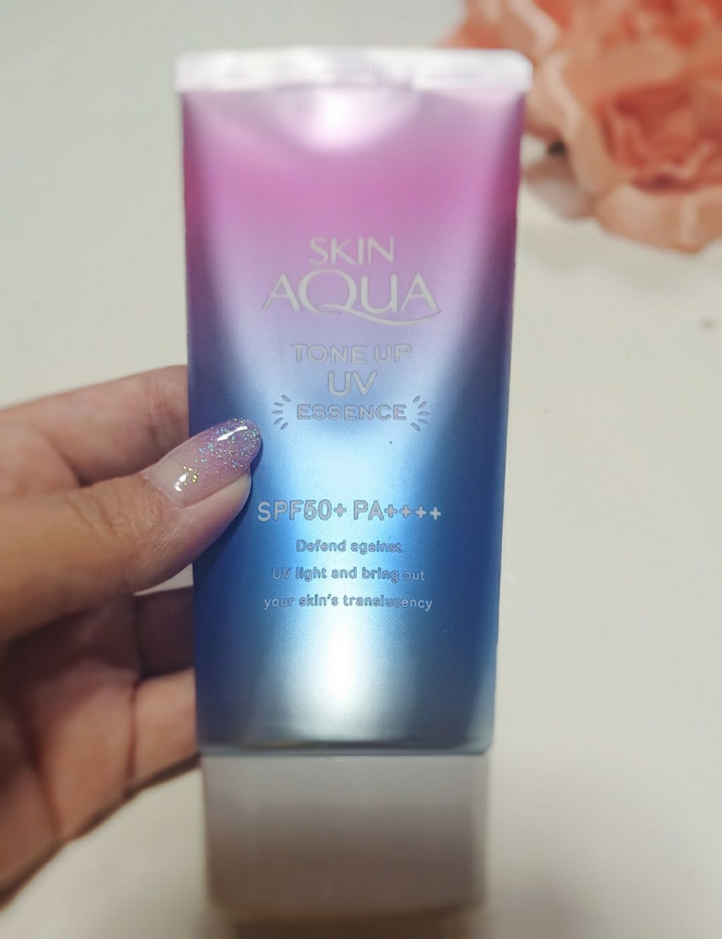 スキンアクア トーンアップUVエッセンス/スキンアクア/日焼け止めクリームを使ったクチコミ（1枚目）
