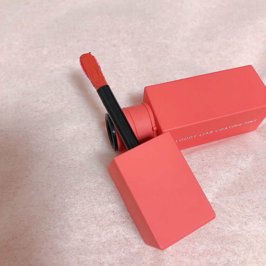 ブラッディライアー コーティングティント/lilybyred/リップティントを使ったクチコミ（3枚目）
