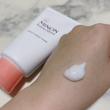 アミノモイスト モイストクリーミィ ウォッシュ/ミノン/洗顔フォームを使ったクチコミ(2枚目)