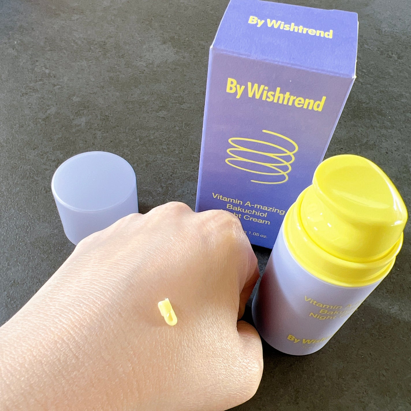 ビタミンA-mazingバクチオールナイトクリーム/By Wishtrend/フェイスクリームを使ったクチコミ(2枚目)