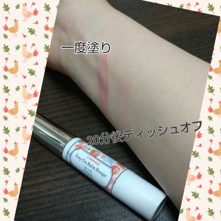 ステイオンバームルージュ/キャンメイク/口紅を使ったクチコミ(2枚目)