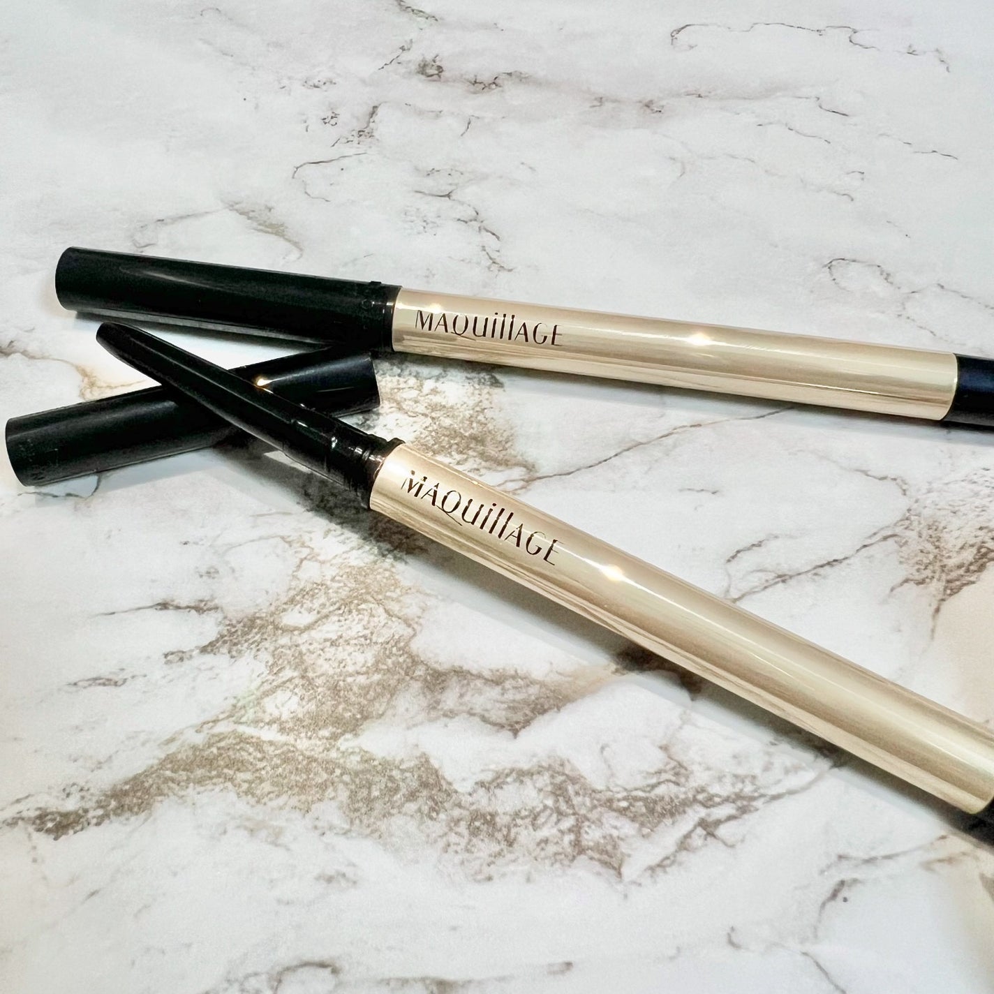 ドラマティックエッセンスライナー(カートリッジ)/マキアージュ/ペンシルアイライナーを使ったクチコミ(2枚目)