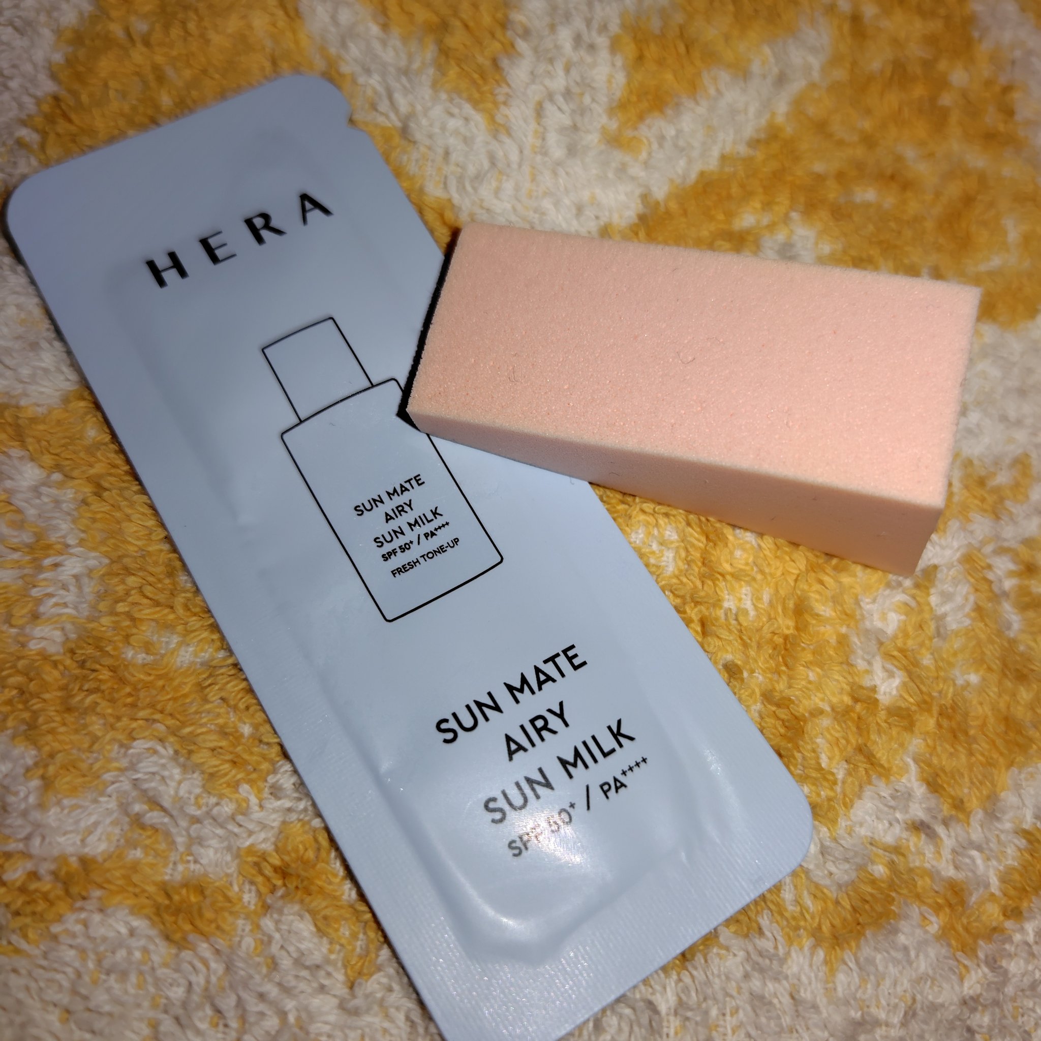 サンメイトエアリーサンミルク/HERA/日焼け止め・UVケアを使ったクチコミ（1枚目）
