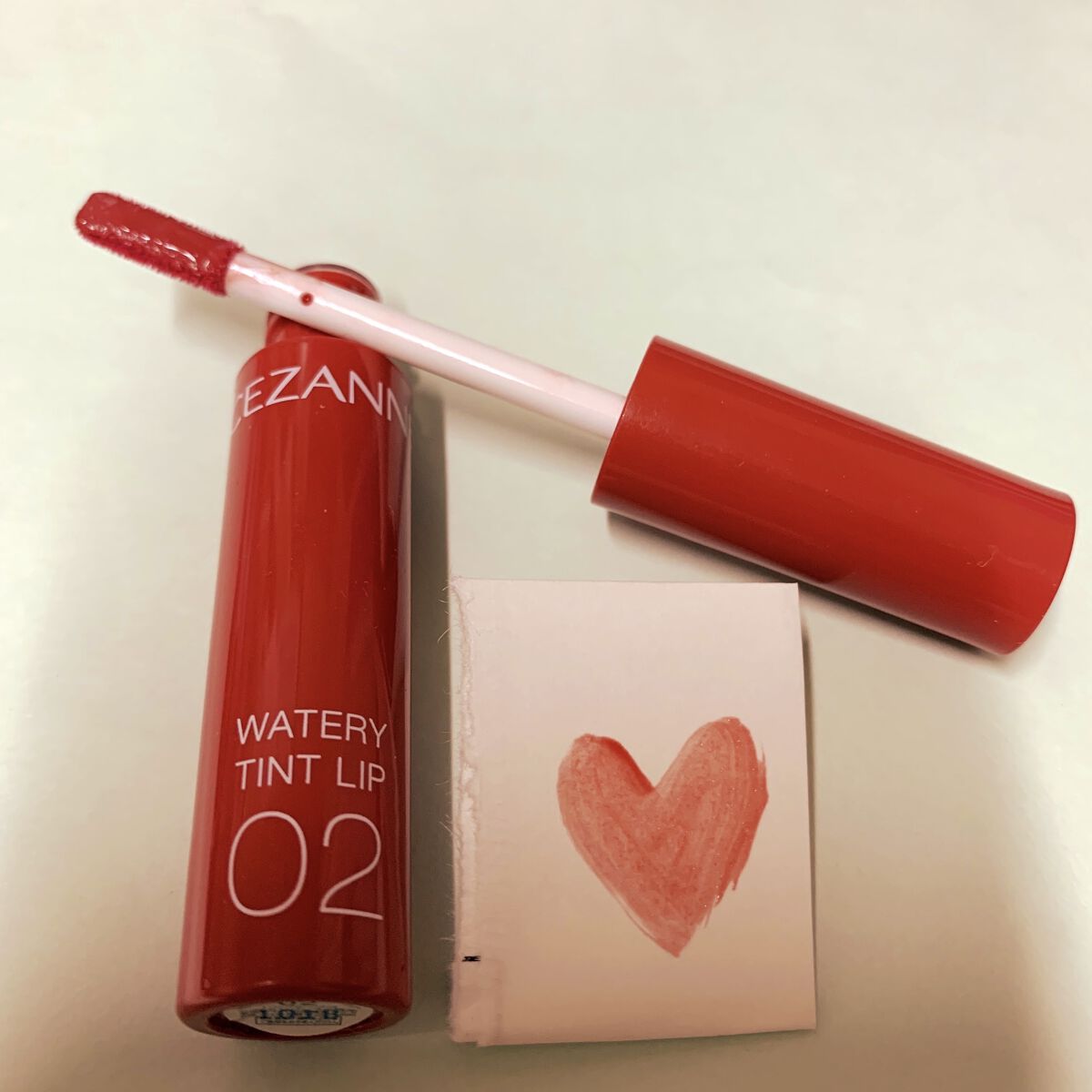 ウォータリーティントリップ/CEZANNE/リップティントを使ったクチコミ（2枚目）
