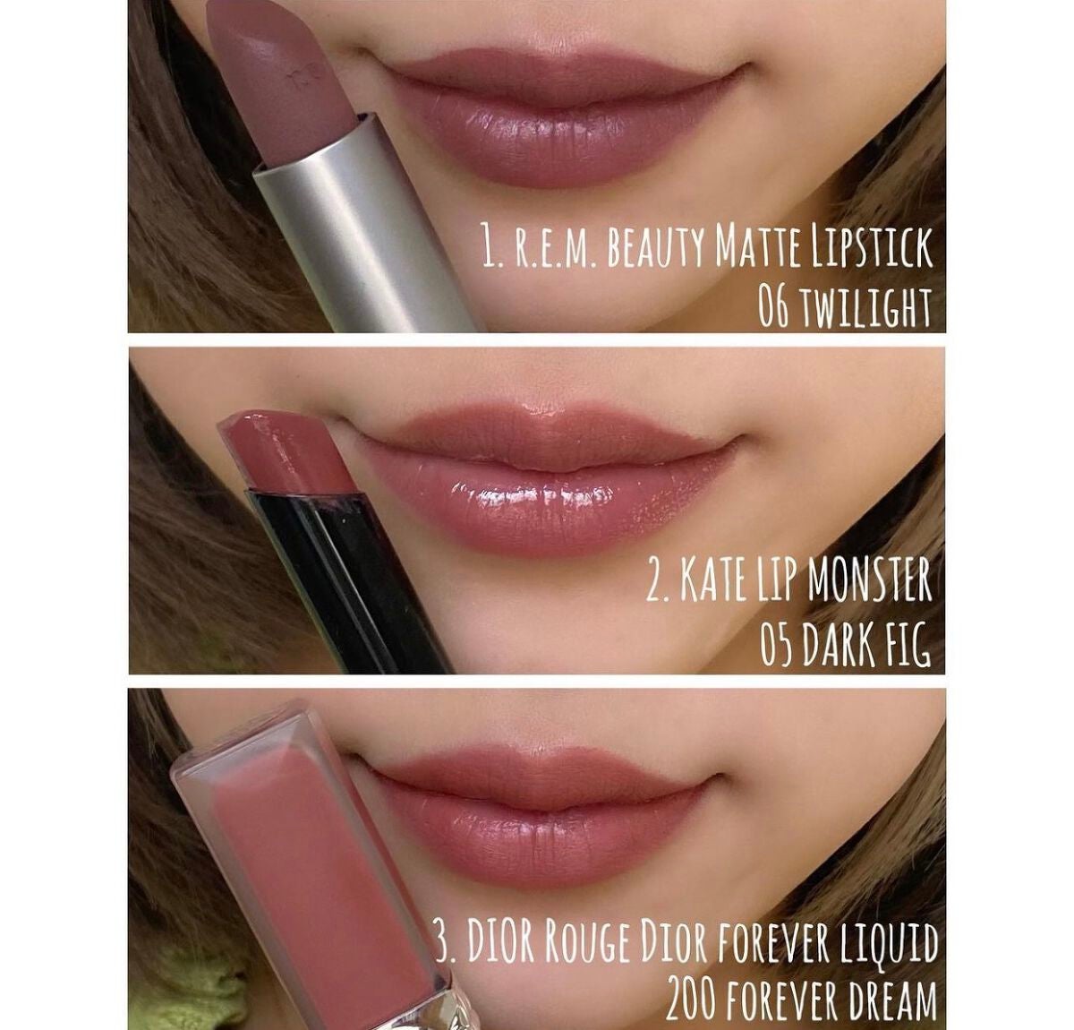 M・A・C・KATE・Diorの口紅を使った口コミ -最近のおすすめリップ ⁣ 1