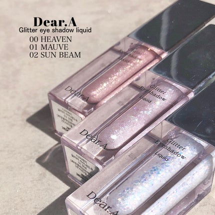 グリッターアイシャドウ/Dear.A/グリッターを使ったクチコミ(2枚目)