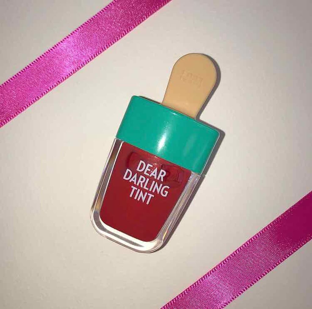 ディアダーリン ウォータージェルティント (アイスティント)/ETUDE/口紅を使ったクチコミ(1枚目)