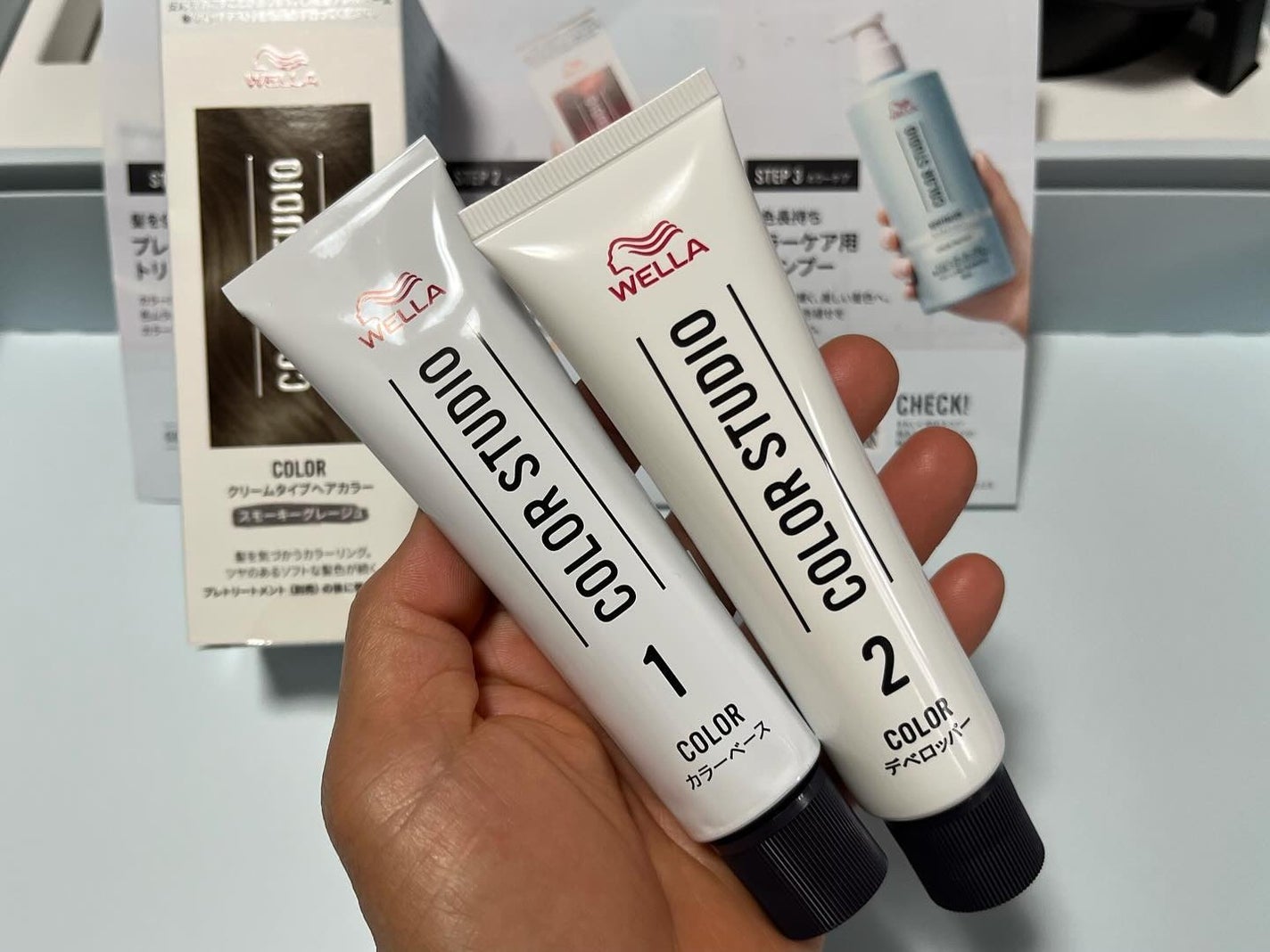 ウエラ カラースタジオ プレカラートリートメント/ウエラ/洗い流すヘアトリートメントを使ったクチコミ(5枚目)