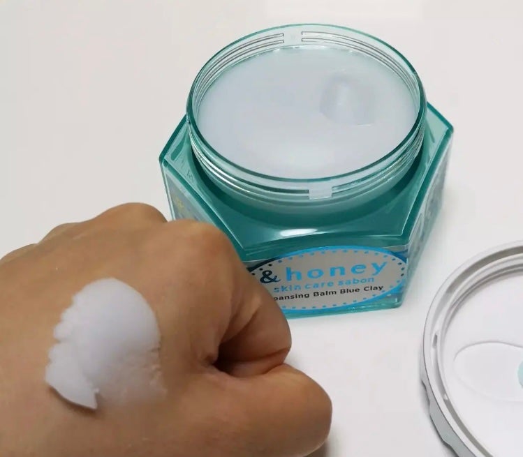 アンドハニー サボン クレンジングバーム ブルークレイ/&honey/クレンジングバームを使ったクチコミ(3枚目)