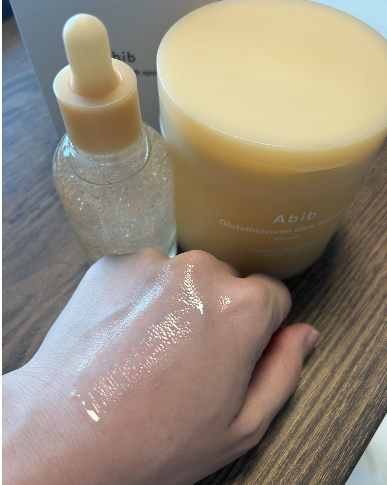 弱酸性pHシートマスク  グルタチオンソームフィット/Abib /シートマスク・パックを使ったクチコミ（3枚目）