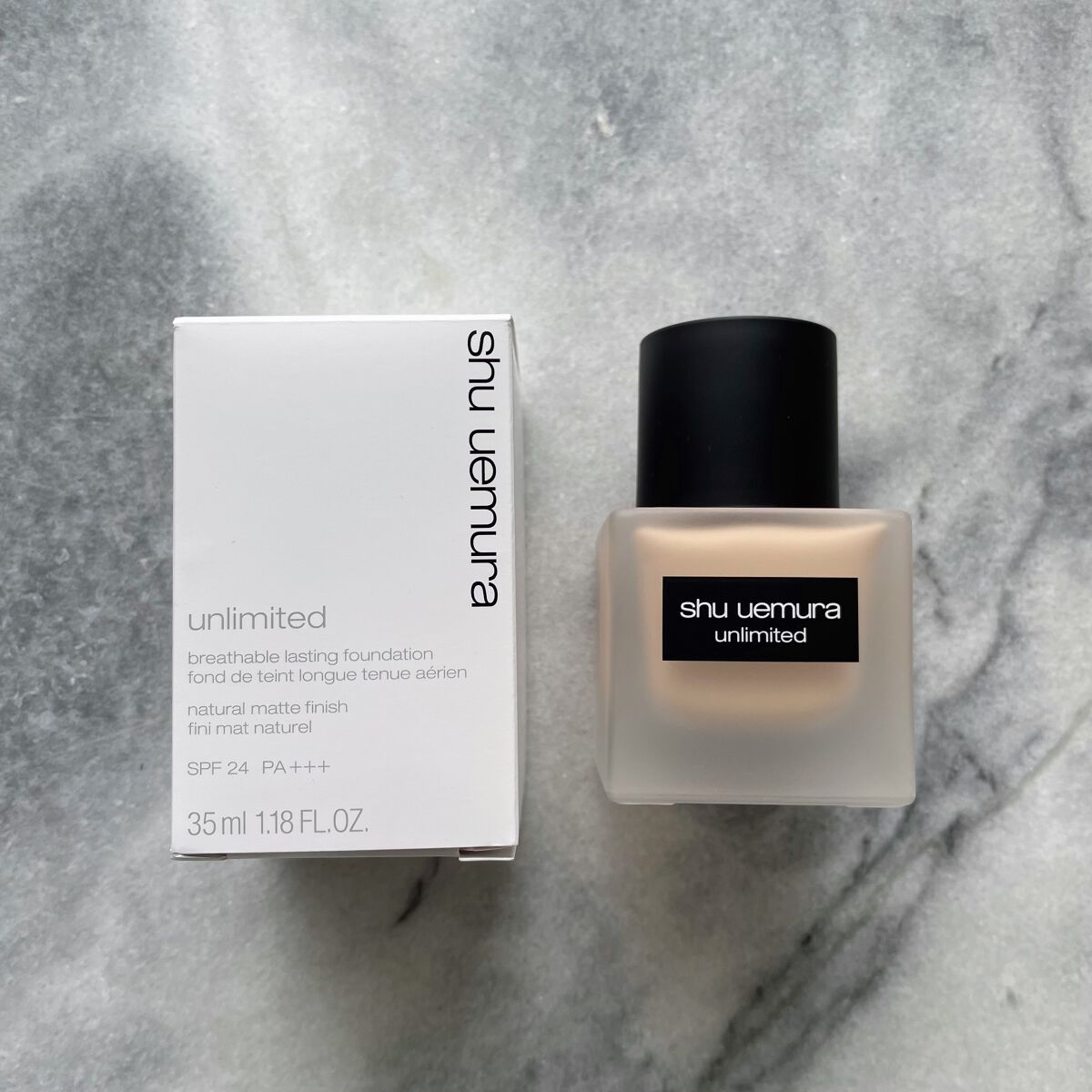 (旧)アンリミテッド ラスティング フルイド/shu uemura/リキッドファンデーションを使ったクチコミ(1枚目)