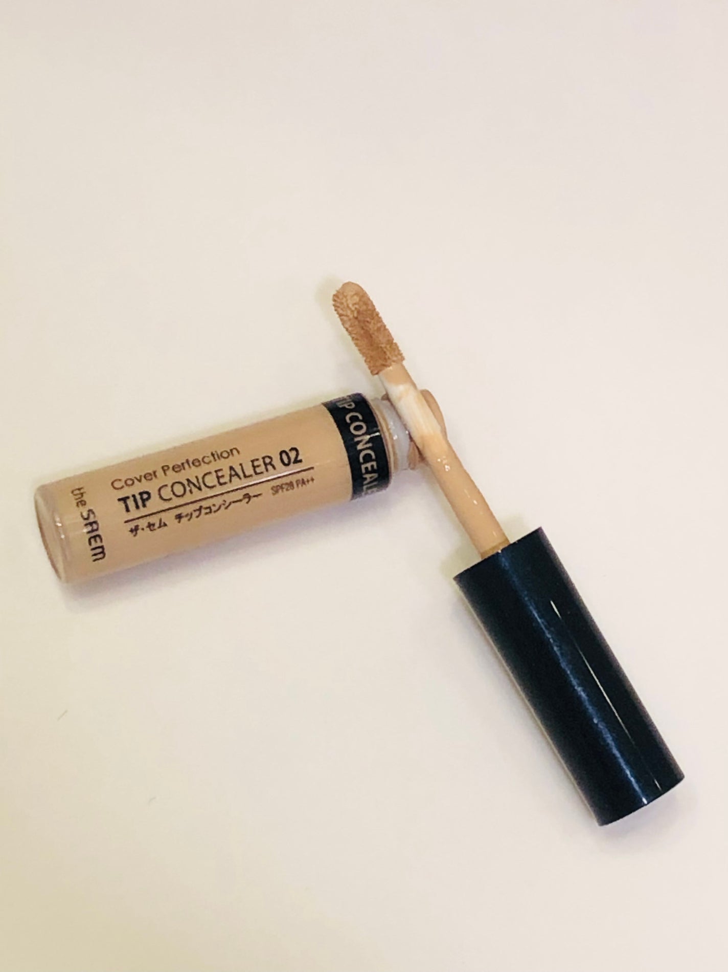 カバーパーフェクション チップコンシーラー/the SAEM/リキッドコンシーラーを使ったクチコミ(2枚目)
