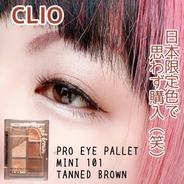 プロ アイパレット ミニ/CLIO/パウダーアイシャドウを使ったクチコミ（1枚目）