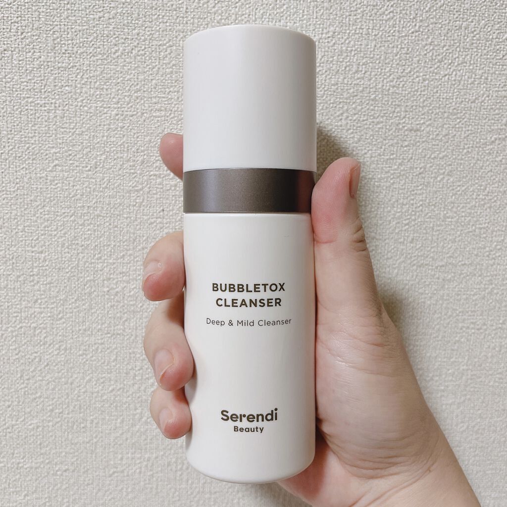 SERENDI BEAUTY BUBBLE TOX CLEANSERのクチコミ「⁡
⁡
Serendi Beauty、バブルトックスクレンザーです♡
⁡
⁡
Qoo10メガ割.....」（2枚目）