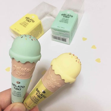 THE FACE SHOP ジェラート ティントのクチコミ「🍦[THE FACE  SHOP新作♡]🍦

THE FACE  SHOPから出たパッケージが.....」（2枚目）