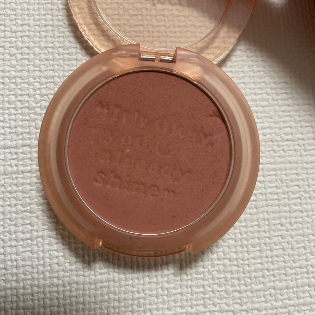 ピュア ブラッシュド サンシャイン チーク 04 HAZEL ORANGE(おべんきょモード)/PERIPERA/パウダーチークを使ったクチコミ（2枚目）