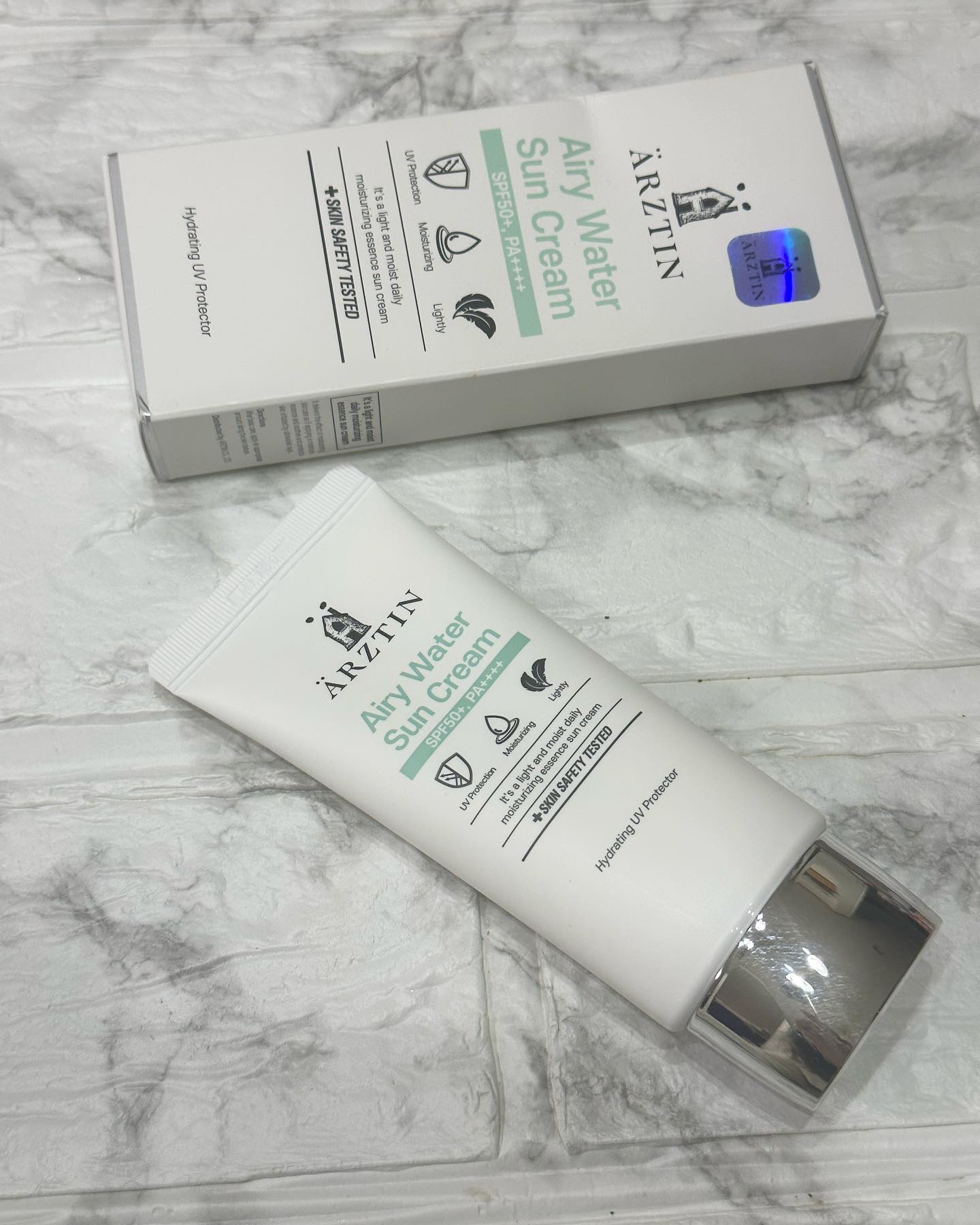 エアリーウォーターサンクリーム/エルツティン/日焼け止めクリームを使ったクチコミ（1枚目）