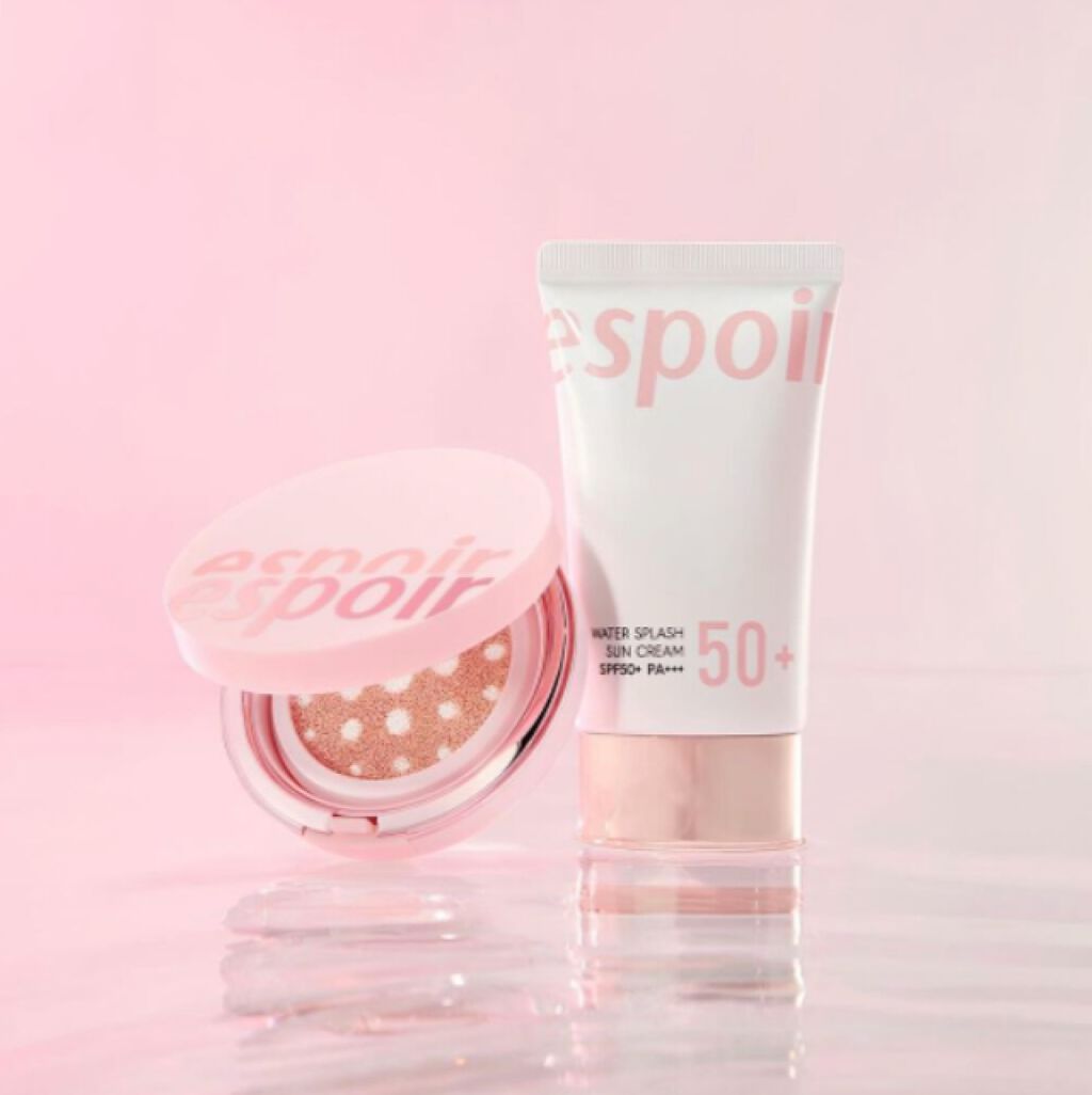 ウォータースプラッシュトーンアップクッション/espoir/化粧下地を使ったクチコミ（3枚目）