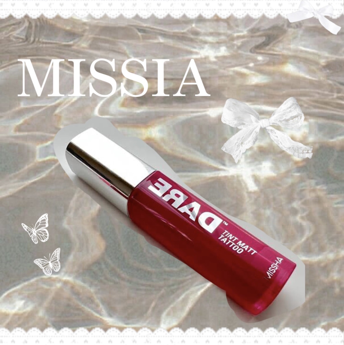 デアティントマットタトゥー/MISSHA/リップティントを使ったクチコミ（1枚目）