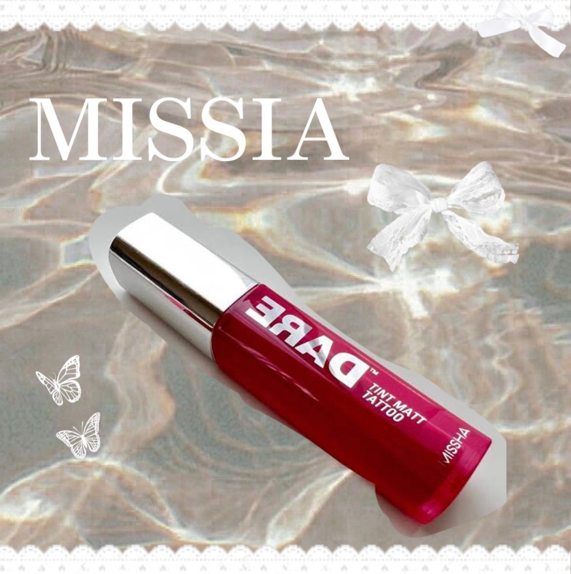 デアティントマットタトゥー/MISSHA/リップティントを使ったクチコミ(1枚目)