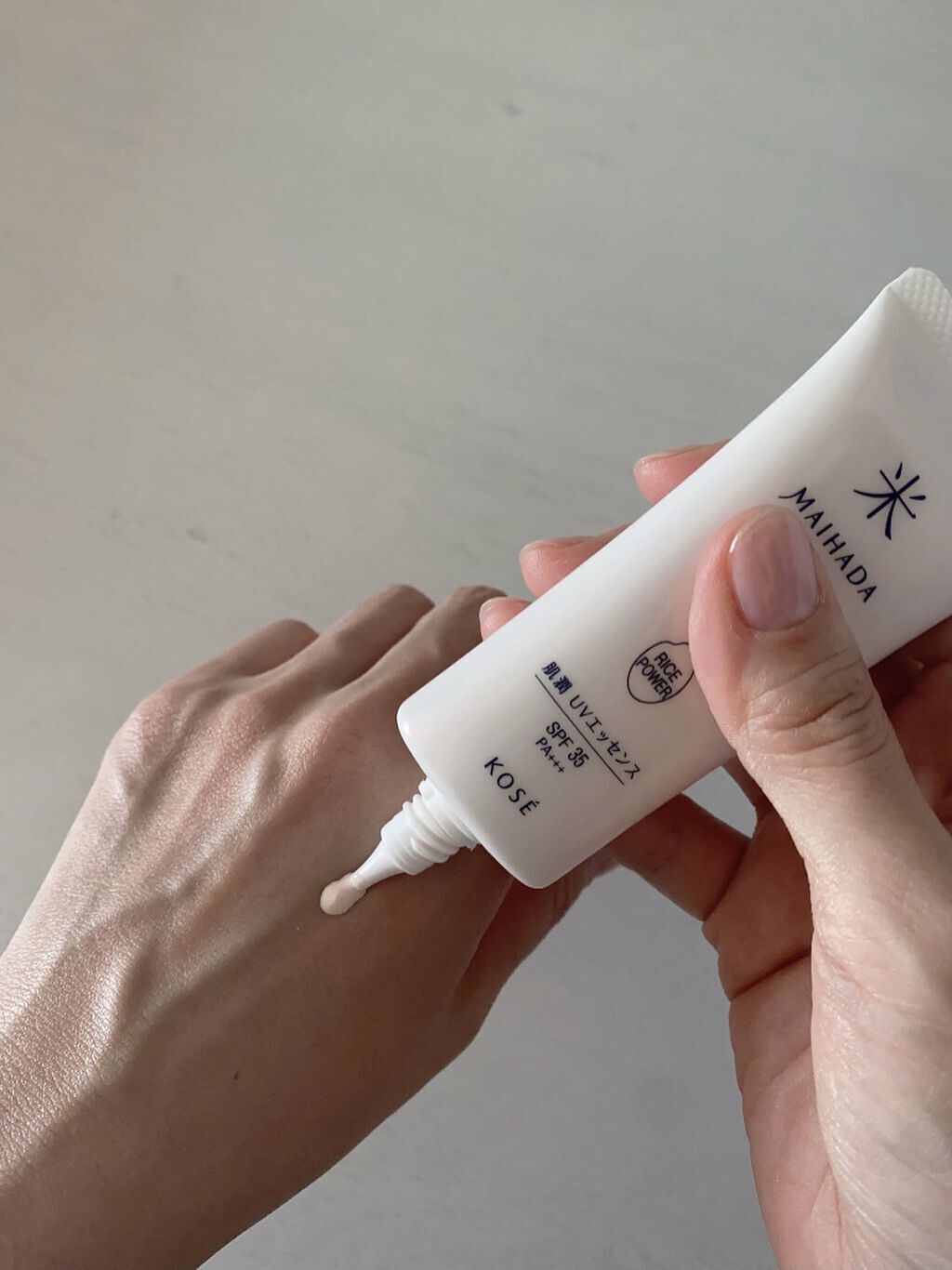 肌潤 UVエッセンス/米肌/日焼け止めローションを使ったクチコミ（3枚目）