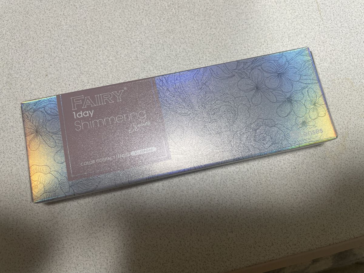 フェアリー ワンデー シマーリングシリーズ LavenderNude（ラベンダーヌード）/FAIRY/ワンデー（１DAY）カラコンを使ったクチコミ（1枚目）
