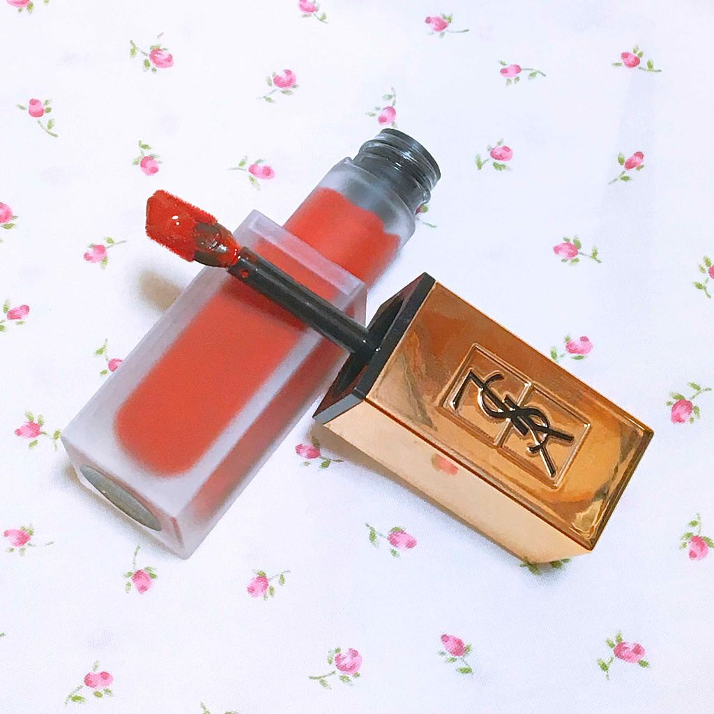 タトワージュ クチュール No.9 グルナノールール/YVES SAINT LAURENT BEAUTE/口紅を使ったクチコミ（2枚目）