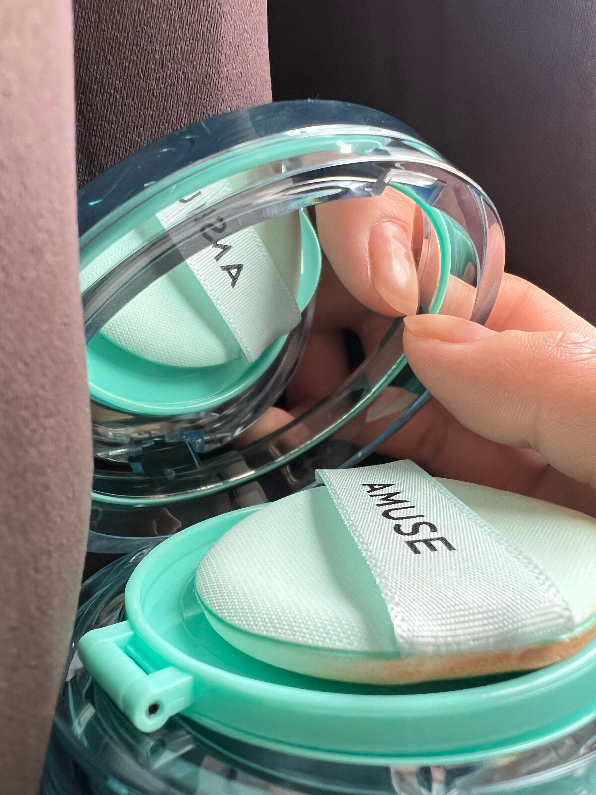 メタフィットヴィーガンクッション/AMUSE/クッションファンデーションを使ったクチコミ(2枚目)