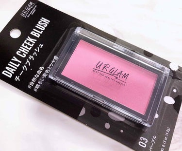 UR GLAM　DAILY CHEEK BLUSH/U R GLAM/パウダーチークを使ったクチコミ（1枚目）