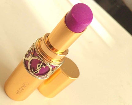 ルージュ ヴォリュプテ シャイン/YVES SAINT LAURENT BEAUTE/口紅を使ったクチコミ(2枚目)