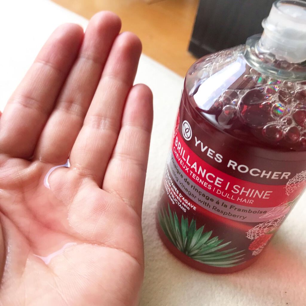 リンシングビネガー シルキーシャイン さらキララズベリー/イヴ・ロシェ/洗い流すヘアトリートメントを使ったクチコミ（3枚目）