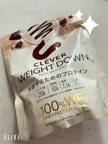 ウエイトダウン プロテイン チョコレート味 630g/クレバー/食品の画像