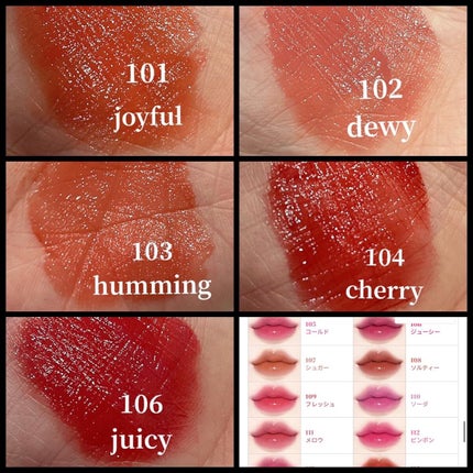 フルーティーグラムティント/Laka/リップティントを使ったクチコミ(3枚目)