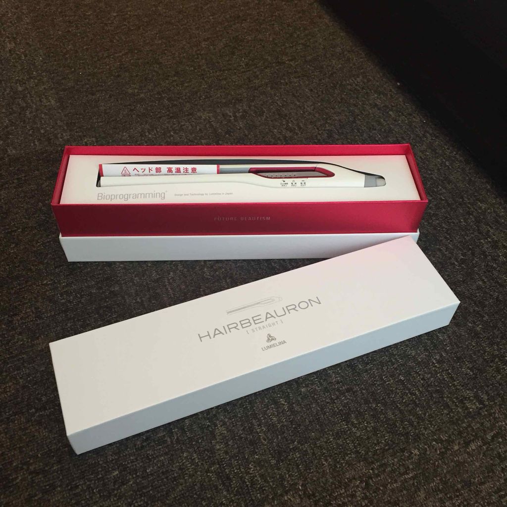 ストレートアイロン 「HAIRBEAURON STRAIGHT」 HBRST-G/LUMIELINA/ストレートアイロンを使ったクチコミ(1枚目)