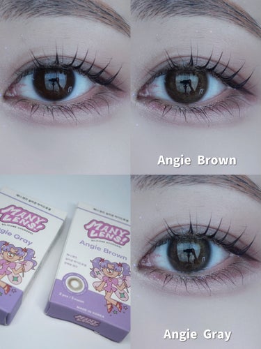 Angie Brown/MANY LENS/カラーコンタクトレンズを使ったクチコミ（4枚目）