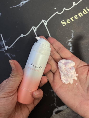 MELLIFE BRIGHT VEIL SERUMのクチコミ「お肌の老化が気になる年頃になっていました。
きめの乱れ
乾燥小皺
角質肥厚
モイスチャーバラン.....」（2枚目）