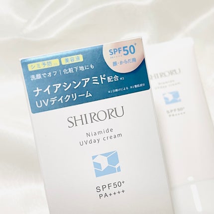 ナイアミドUVデイクリーム/SHIRORU/日焼け止めクリームを使ったクチコミ(2枚目)