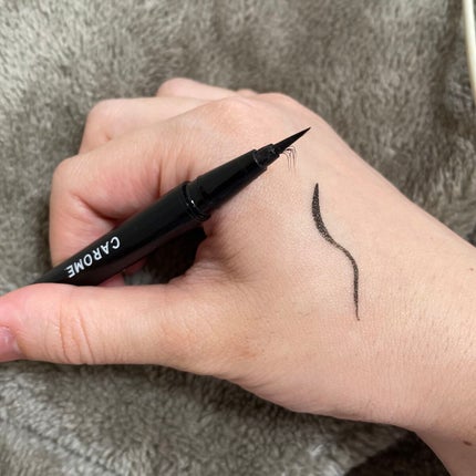 ウォータープルーフ リキッドアイライナー/CAROME./リキッドアイライナーを使ったクチコミ(2枚目)