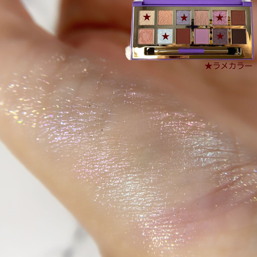 Hexze PRO流れ星釉薬12色アイシャドウ/HEXZE(ヘックスゼ)/アイシャドウパレットを使ったクチコミ(6枚目)