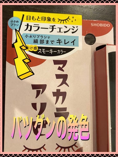 カラーマスカラ/SHOBIDO/マスカラを使ったクチコミ（3枚目）