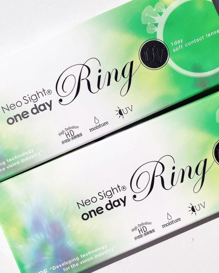 ネオサイトワンデー リングUV/Aire/ワンデー(1DAY)カラコンを使ったクチコミ(4枚目)