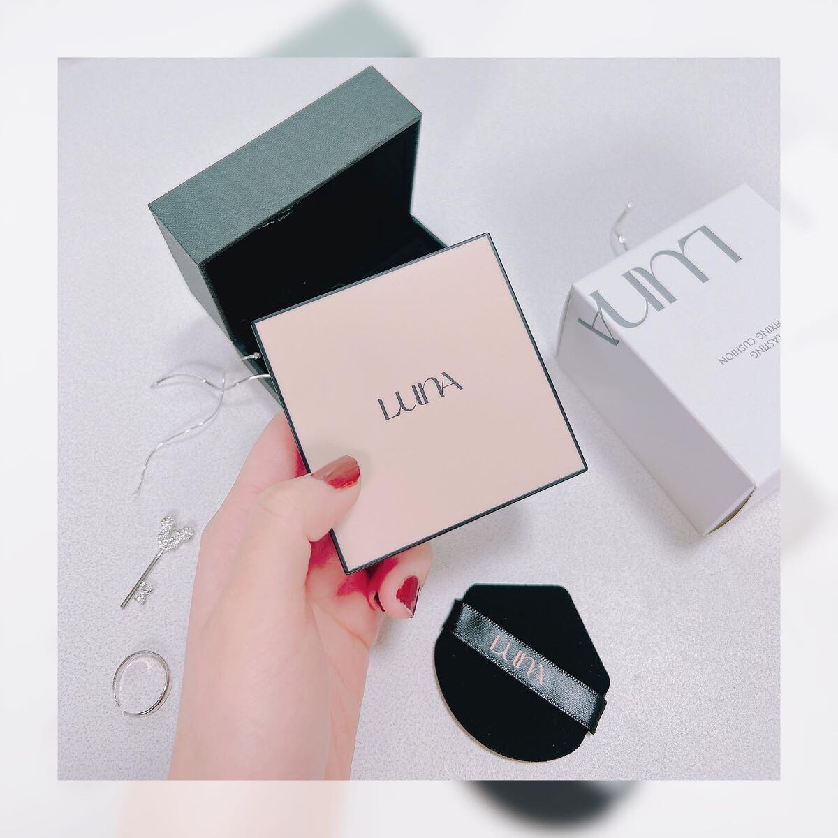  ロングラスティングコンシールフィクシングクッション /LUNA/クッションファンデーションを使ったクチコミ（2枚目）